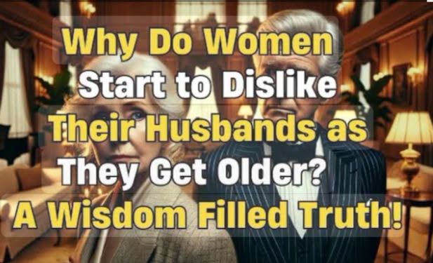 Why women dislike, resent or hate their husbands as they age